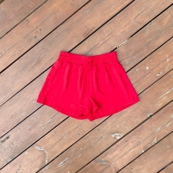 Sunday Best Red Chiffon Drawstring Shorts - Picture 11 of 12